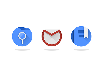 Google Circle Icons book circle file google icon icons mail