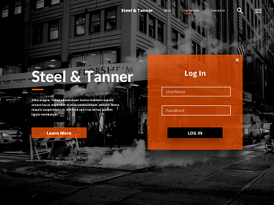 Landing Page home landing layout page ui ux we website