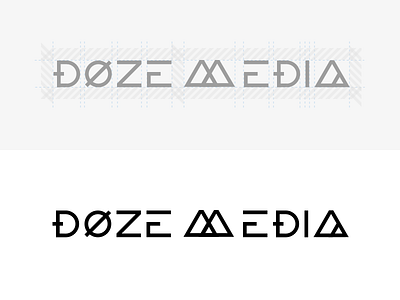 Doze Logo design doze logo media typography