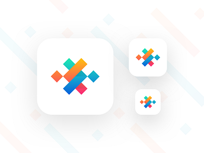 Puzzle Icon app colors design icon logo pattern puzzle