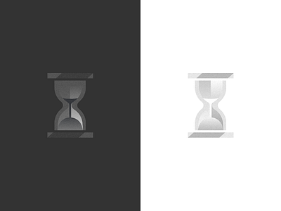 Sands of Time color design gradient hourglass illustration logo time