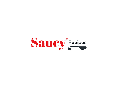 Saucy Logo branding clean food foodie icon logo mark modern