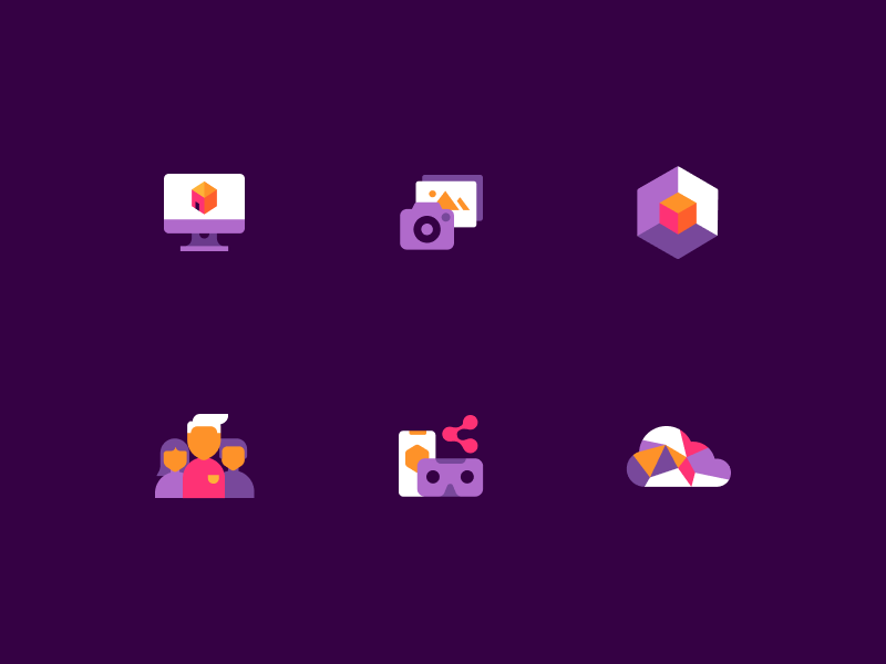 Icon Set by Ted Kulakevich on Dribbble