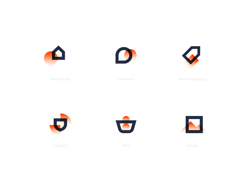Fire Icons 2 mobile website logo abstract simple modern design flat illustration icons