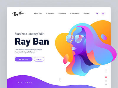 Ray Ban Landing Page