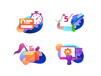 Campaign Illustrations abstract icon illustration modern simple ui ux website