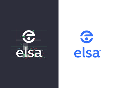 Elsa Logo clean construction design logo mark modern simple ui ux web