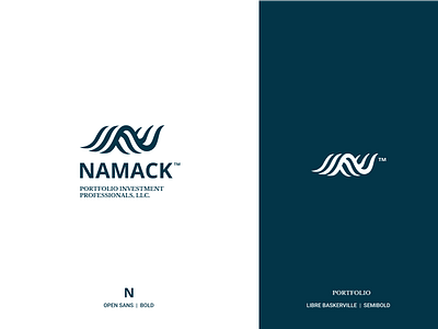 Namack Branding branding clean design finance identity investment logo mark modern