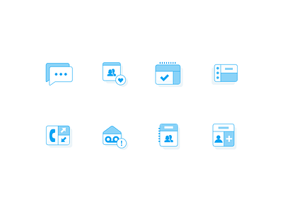 Small Icons blue branding design icon icons modern simple