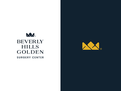 Beverly Hills Logo brand crown gold logo luxury rich