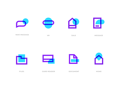 Ice Icons abstract design icon icon set logo modern simple vector