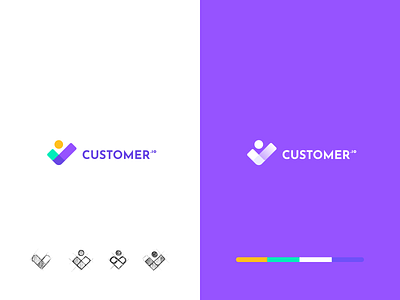 Customer io branding abstract branding clean design logo logotype modern simple simple clean interface typography