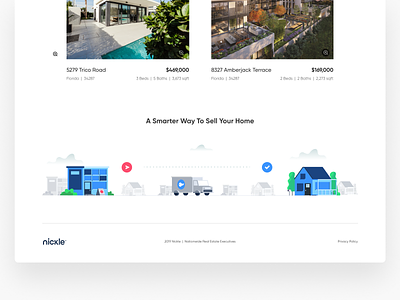 Nickle Illustration house icon illustration modern real estate simple web
