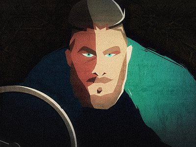 Ragnar Lodbrok Vikings character design digital art illustration lodbrok ragnar vikings
