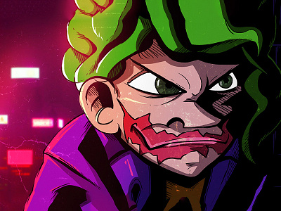 Boy Joker | Digital Painting batman character design digital drawing digital painting joker marvel