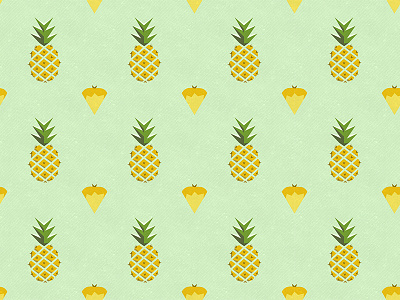 Seamless Pineapple Pattern illustration pattern pineapple seamless summer wallpaper webdesign