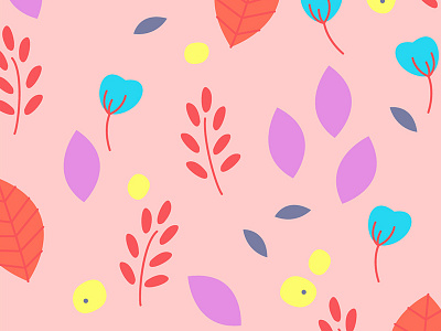 Colorful Fall Pattern by Maren Steinlen on Dribbble