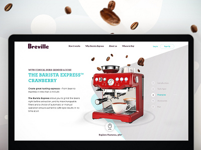 Breville 3d animation app blender branding design graphic design illustration logo motion graphics ui ux webdesign