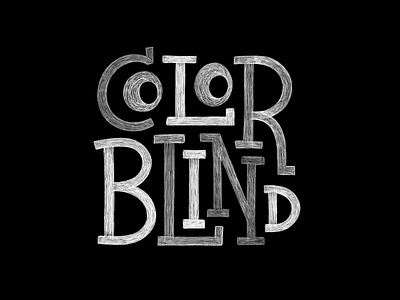 Colorblind colorblind eyes font handlettering lettering letters slab typography