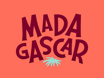 Madagascar font handlettering lettering letters logo madagascar typography