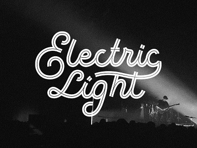 Electric Light - James Bay concert electric light font james bay lettering logo music on tour typography vector