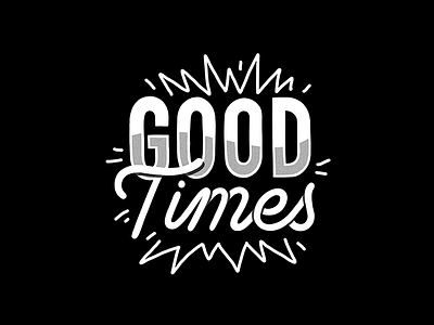 Good Times font handlettering lettering letters typography