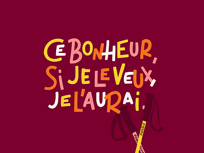 Tout oublier - Angèle font handlettering illustration lettering letters ski typography