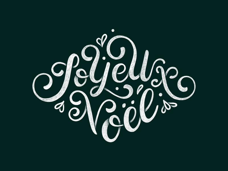 Joyeux Noël by Mélanie Ramamon on Dribbble