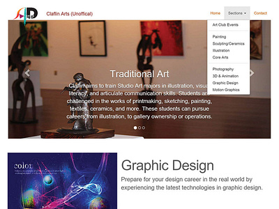 Claflin Arts Site Concept