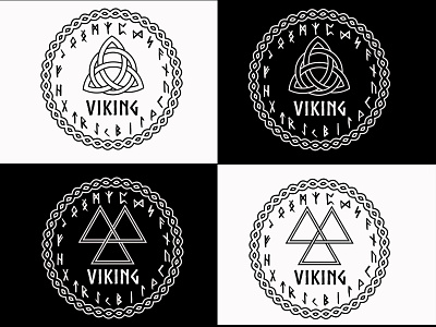 Viking Logo bw illustration logo logo design minimalist viking logo norse norway odin thor valhalla viking viking symbol of brotherhood