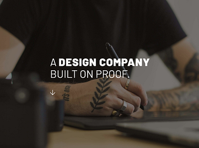 A Design Company Built on Proof. branding design graphic design logo ui ux