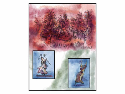 field study dance comics drawing figure illustration landscape painting photoshop