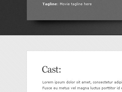 Grey Cast Notes blog lines movie texture website wordpress