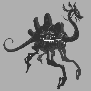 Creature thumbnail cartoony character design concept art illustration