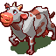 Cow Walk animated gif animation character design limited pixels pixel art small