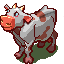 Cow Cud Small animated gif animation character design limited pixels pixel art small