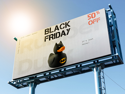 Rubber Duck Black Friday Banner