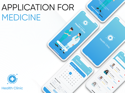 App for clinic app branding design graphic design logo ui ux