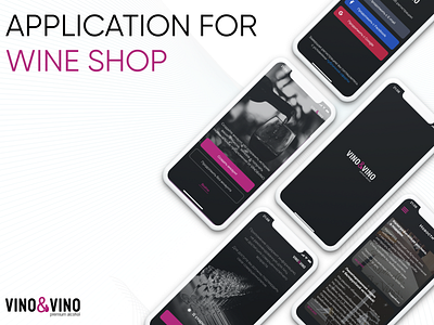 App for wine shop app branding design graphic design logo ui ux