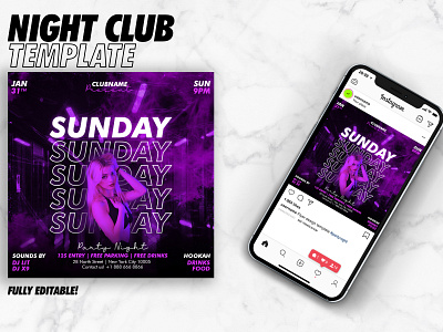 Night Club flyer template