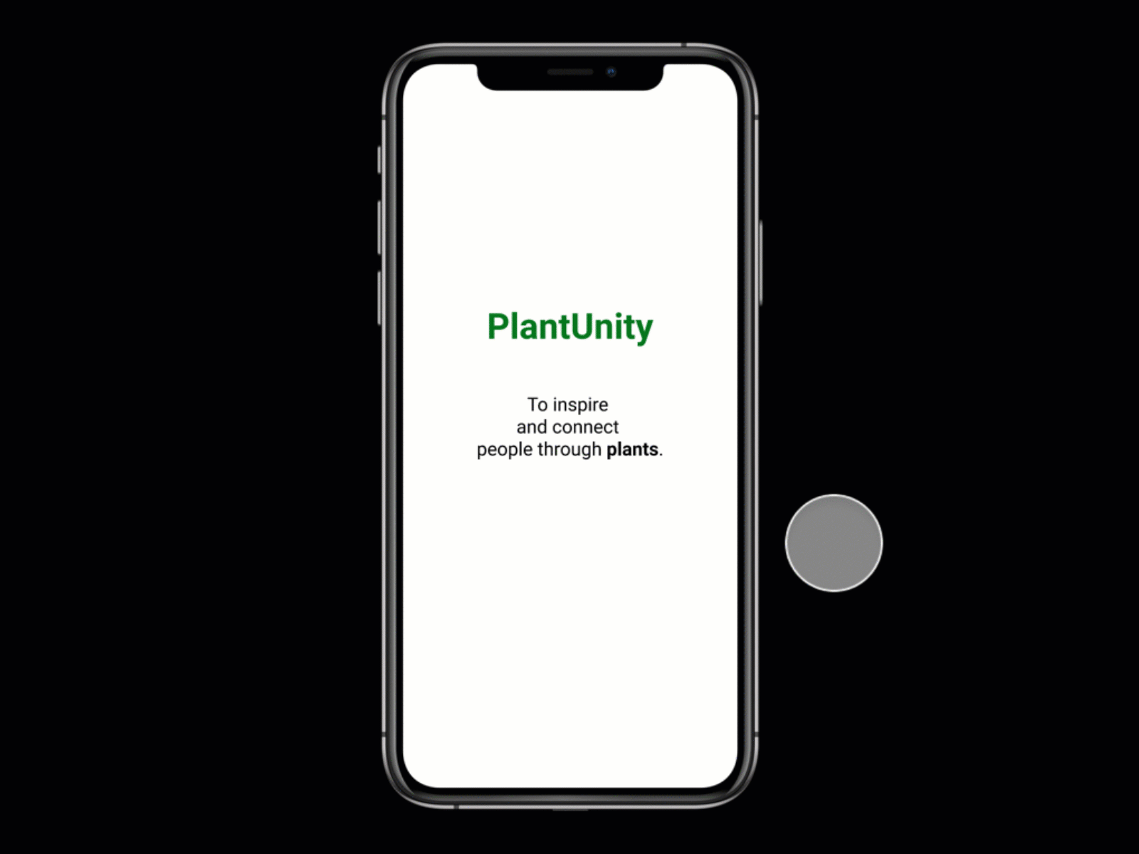 PlantUnity - Mobile App Design - Prototype app design design interaction design interactive mobile app prototype ui ux wireframes