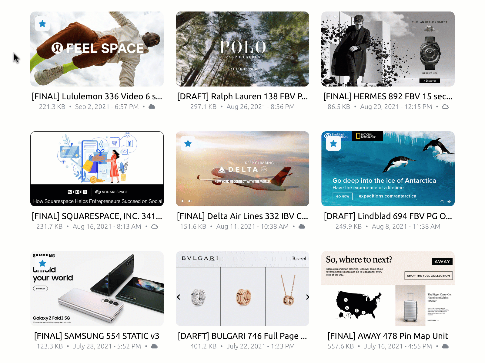 Web App - Creative Card Design - Prototype by Annet Khashchyna on Dribbble