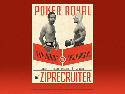 Poker Royal boxing invitation poker poster ziprecruiter