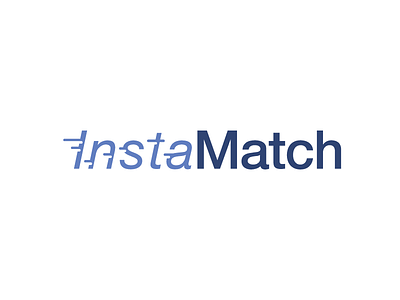 InstaMatch blue brand fast instant logo product ziprecruiter