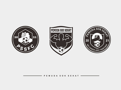 Pemuda Sok Sehat FC branding design graphic design illustration logo typography