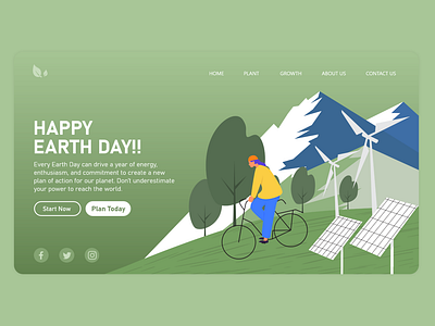 Earth Day UI Concept