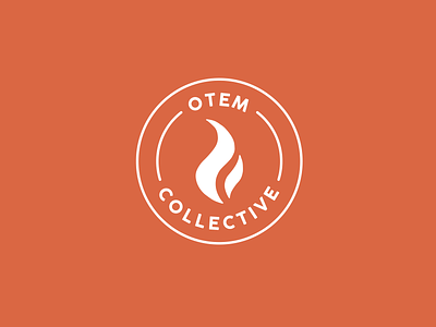 Otem Collective Logo brand brand identity branding circle circle logo community fire logo logodesign nonprofit