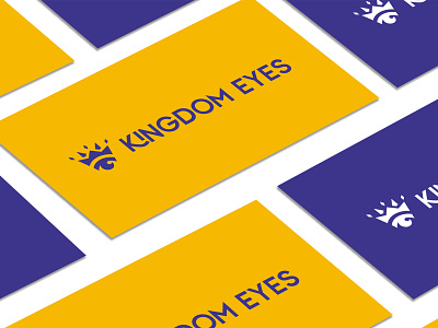 Kingdom Eyes Logo crown logo eye logo eyes kingdom kingdom logo logo logo designer logo mark logotype nonporfits nonprofit purple royal yellow