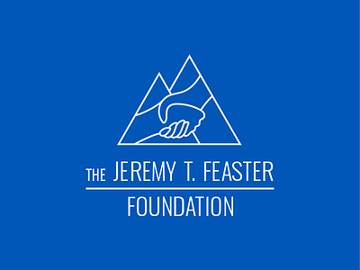 Foundation Logo blue brand climb education foundation hands helping identity ligting logo mountain nonprofit nonprofit brand scholarships