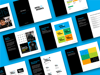 ReelWorks Style Guide 20 years brand identity branding logo media non profit nonprofit refresh style guide youth